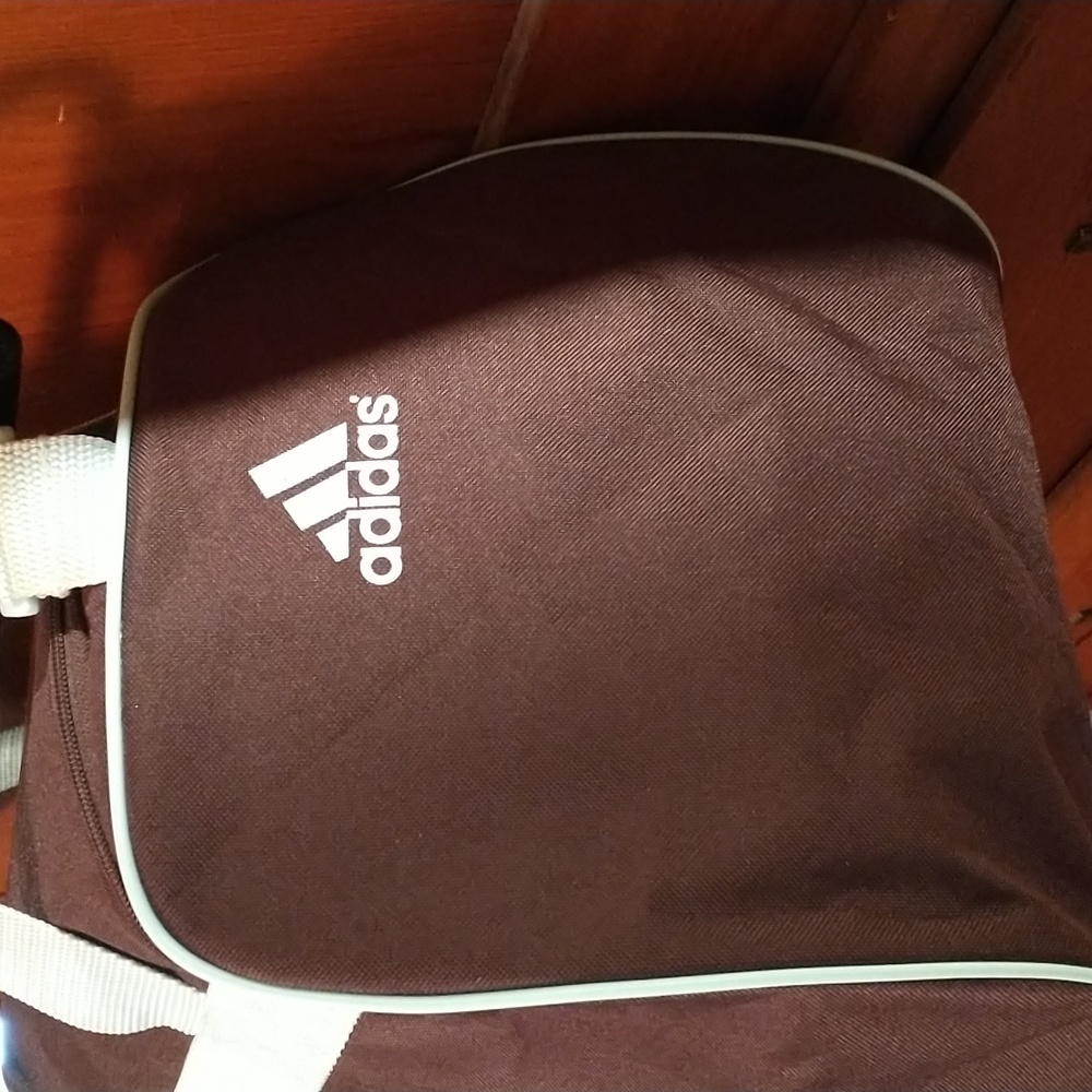 Adidas Brown/Blue Gym Bag - Picture 3 of 5
